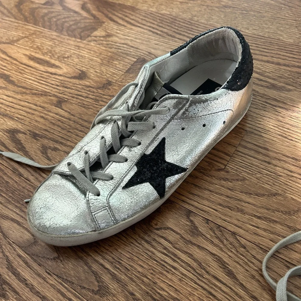 Golden Goose  Super Stars Sneakers size 40 - Picture 4 of 5